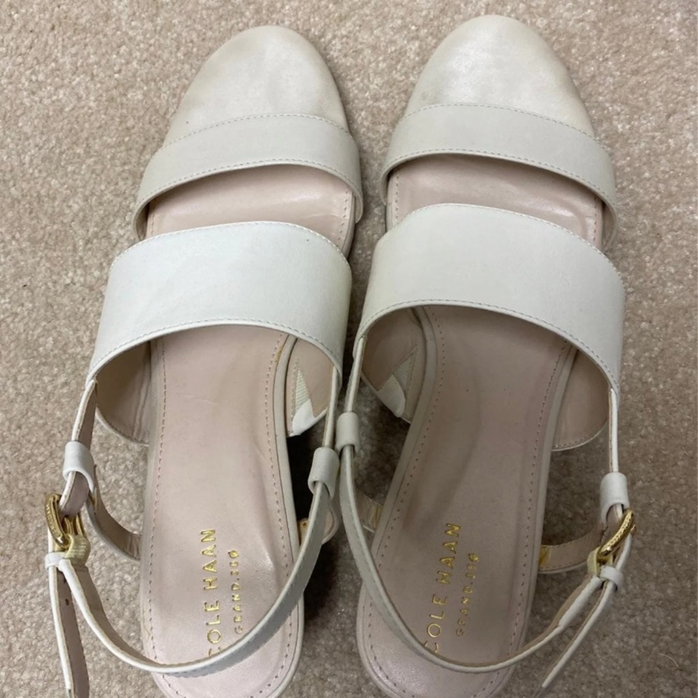 Cole Haan womens ivory sandal